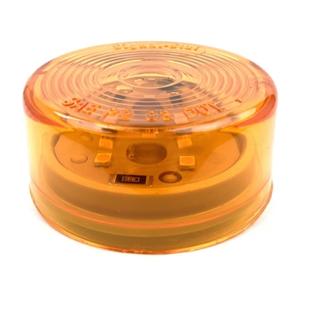 Truck-Lite Signal-Stat, Led, Yellow Round, 10 Diode, Marker Clearance Light, P2, Pl-10, 12V 3050A-3
